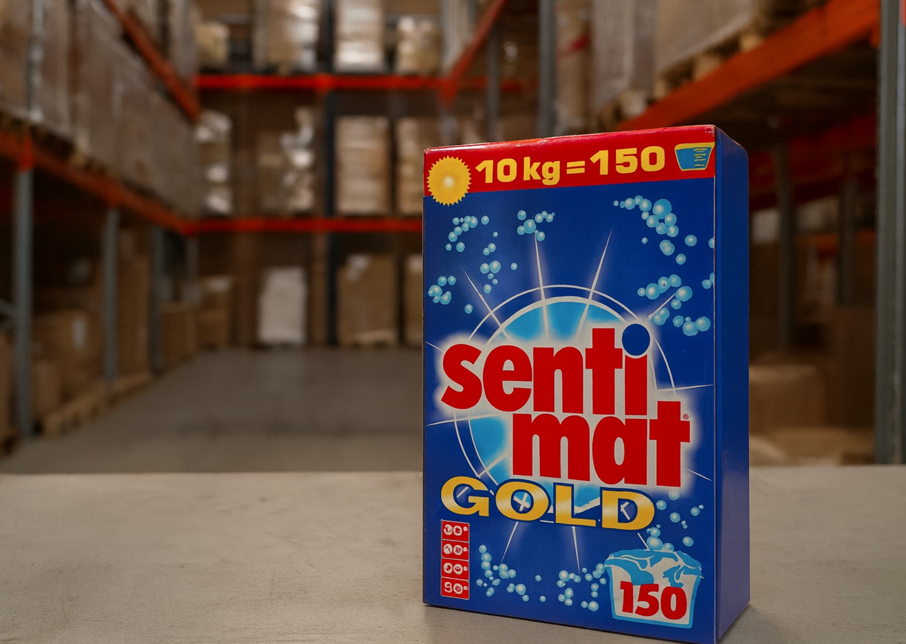 Універсальний пральний порошок Sentimat Gold 10 кг: огляд