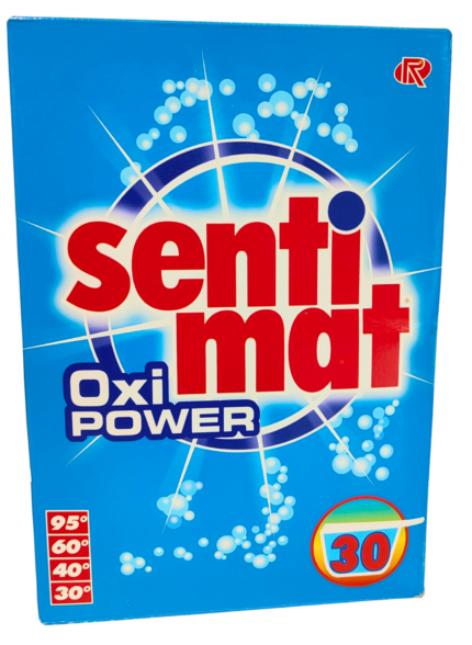 Пральний порошок Sentimat Oxi Power 1.8 кг 30 прань (Німеччина) – універсальний з активним киснем