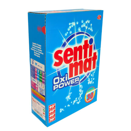 Пральний порошок Sentimat Oxi Power 1.8 кг 30 прань (Німеччина) – універсальний з активним киснем