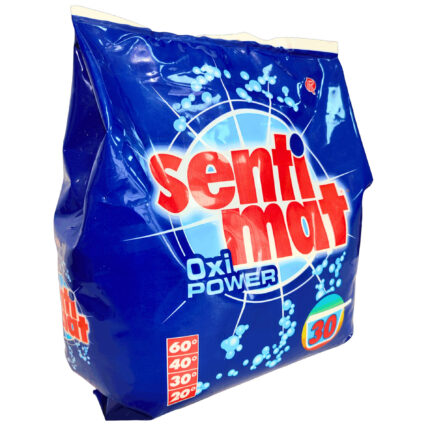 Універсальний засіб для прання пральний порошок Sentimat Oxi Power 2.55 кг 30 прань (Німеччина)