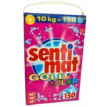 Пральний порошок засіб для прання кольорового одягу Sentimat Gold Color 10 кг 150 прань (Німеччина)