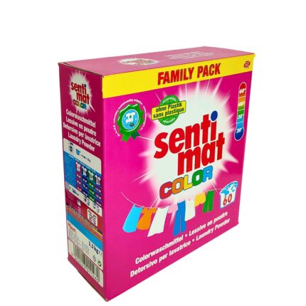Пральний порошок засіб для прання Sentimat Color 3.3кг 60 прань (Німеччина)