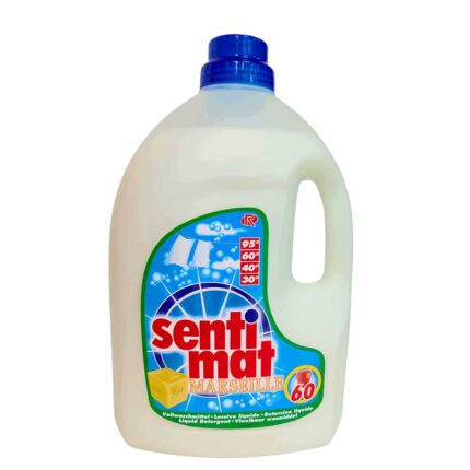 Універсальний гель для прання всіх типів тканин Sentimat Marseille 3 літри 60 прань Liquid Detergent (Німеччина)