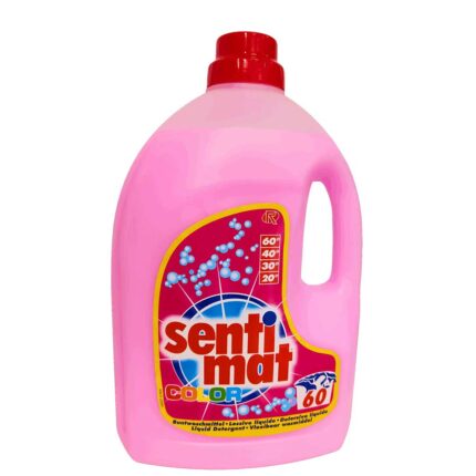 Гель для прання кольорового одягу Sentimat Color 3 літри Liquid Detergent All Textiles (Німеччина)