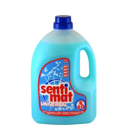 Універсальний гель для прання Sentimat Universal 3 літри Liquid Detergent All textiles (Німеччина)