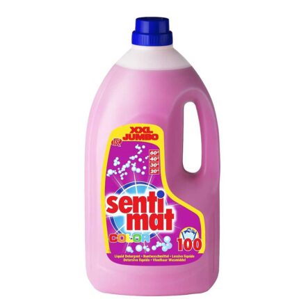 Гель для прання кольорової білизни Sentimat Color 5 літрів Liquid Detergent All textiles (Німеччина)