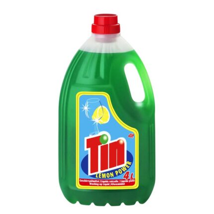 Миючий засіб для посуду Tin Fresh Lemon 4 літри з ароматом лимона (Німеччина)