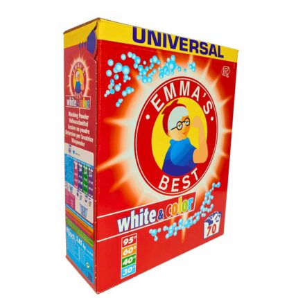 Пральний порошок універсальний засіб для прання Emma’s Best 3.85кг 70 прань Washing Powder All Textiles (Німеччина)