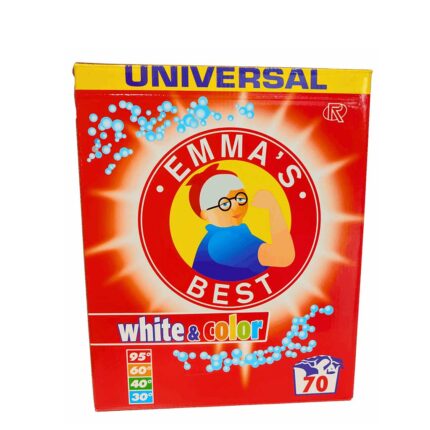 Пральний порошок універсальний засіб для прання Emma’s Best 3.85кг 70 прань Washing Powder All Textiles (Німеччина)