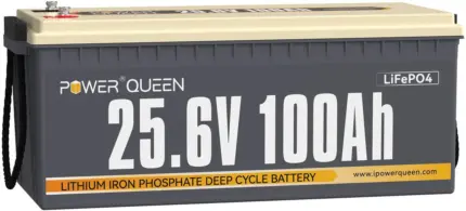 Фото Акумулятор LifePo4 100А·год 25,6V BMS PowerQueen (Німеччина) Антоімпорт