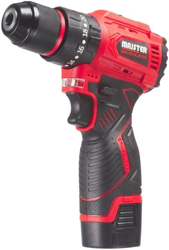 Акумуляторний шурупокрут Majster Polska 20В + 2 акумулятори 1,5А·год (Польща) купити Антоімпорт