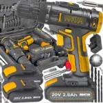 Фото Акумуляторний шурупокрут Majster Polska 20V + 2 батареї 2,8А·год (Польща) Антоімпорт