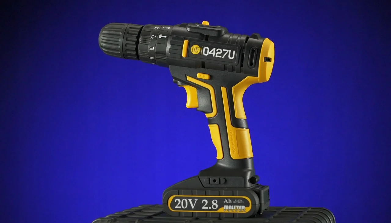 Акумуляторний шурупокрут Majster Polska 20V + 2 батареї 2,8А·год (Польща) купити Антоімпорт