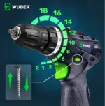 Акумуляторний шуруповерт Wuber 18В +2 батареї (Польща) оригінал Антоімпорт