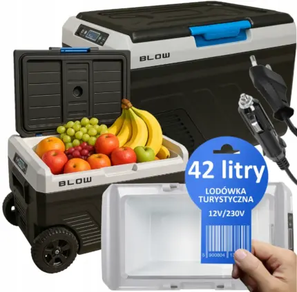 Фото Автохолодильник компресорний 12В/230В 42л Blow (Польща) Антоімпорт