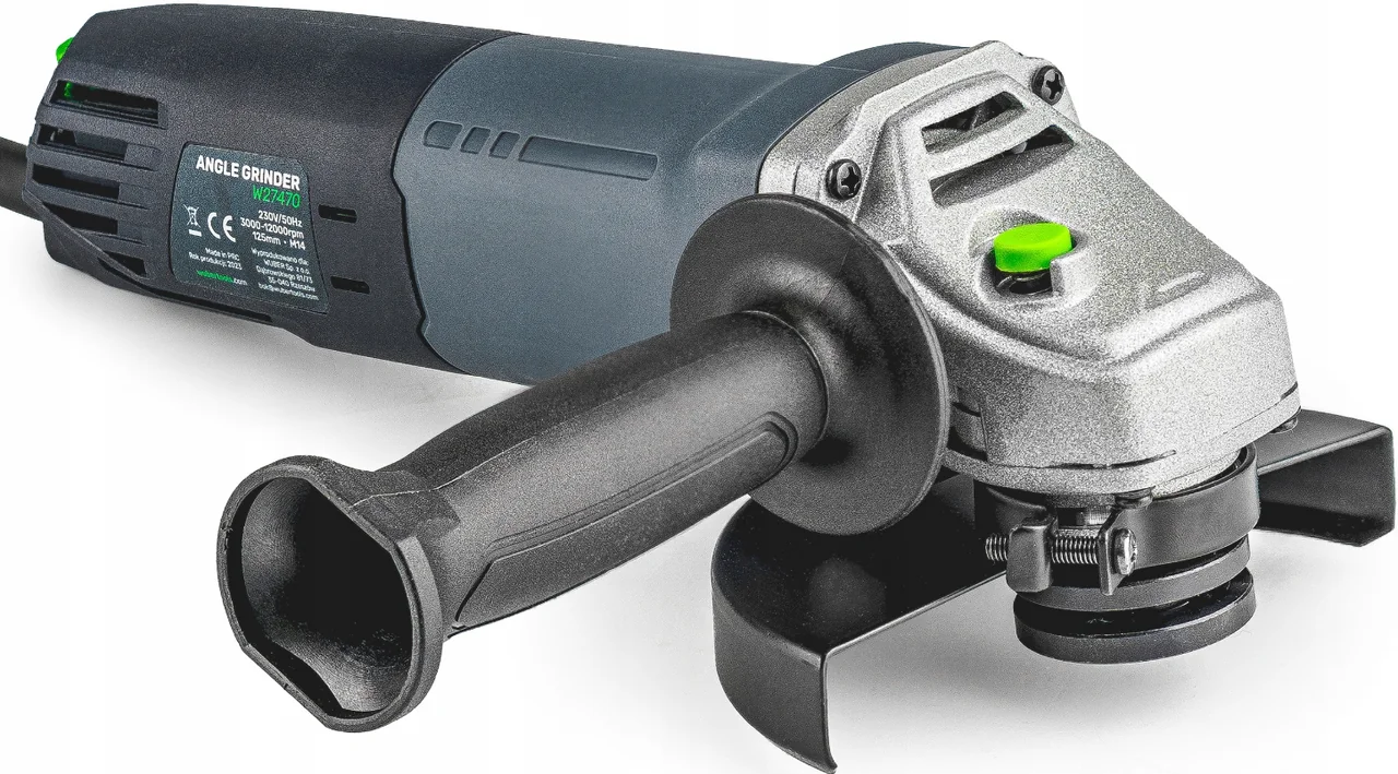 Болгарка (кутова шліфувальна машина) 1500Вт 125мм + 6 дисків Wuber (Польща) оригінал Антоімпорт