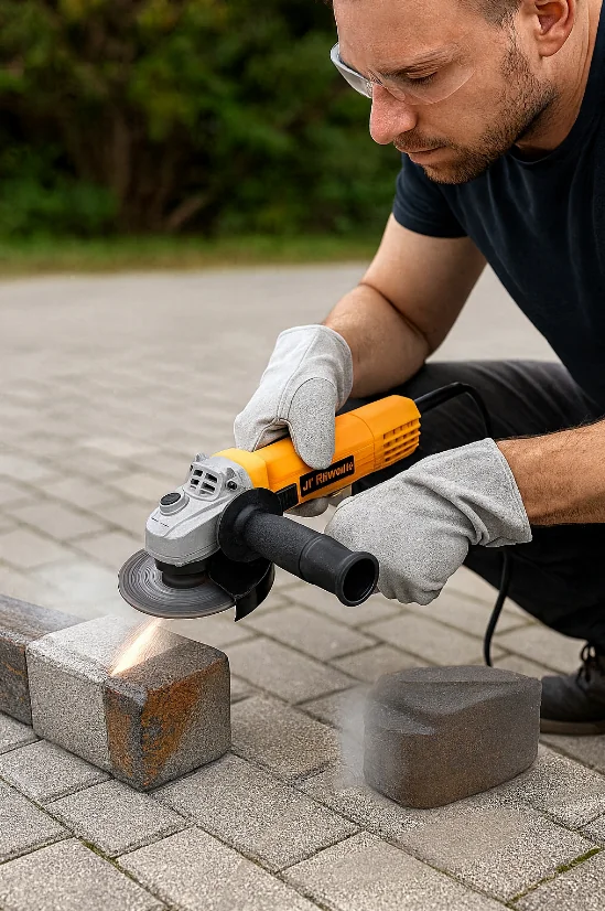 Болгарка (кутова шліфувальна машина) 2000Вт 125мм + 6 дисків Riwall Pro (Чехія) оригінал Антоімпорт