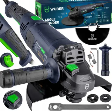 Фото Болгарка (кутова шліфувальна машина) 2400Вт 230мм Wuber (Польща) Антоімпорт