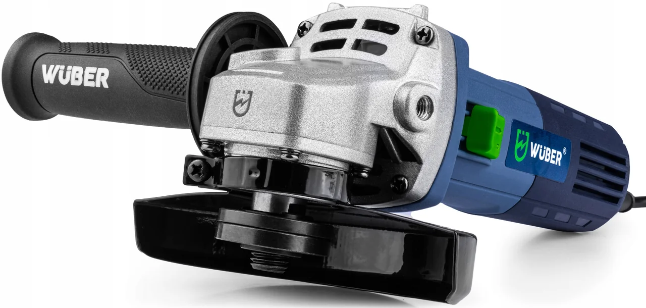 Болгарка (кутова шліфувальна машина) Wuber 1600Вт 125мм + набір 10 дисків 125мм (Польща) Польща Антоімпорт