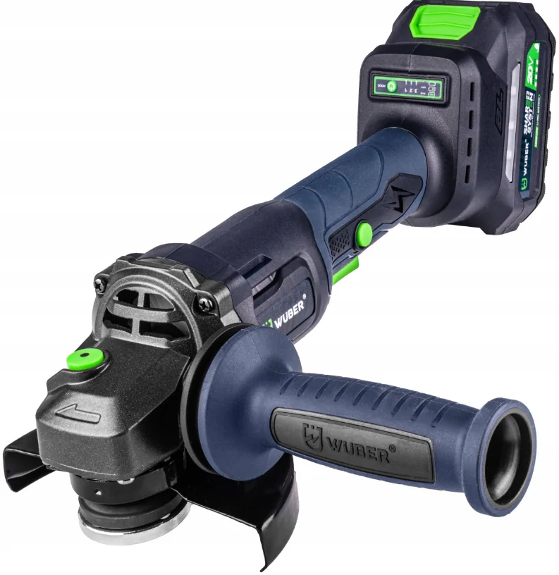 Польща Болгарка (вуглецева шліфмашина) Wuber + 2 акумулятори + зарядний пристрій DIAX (Польща) Антоімпорт