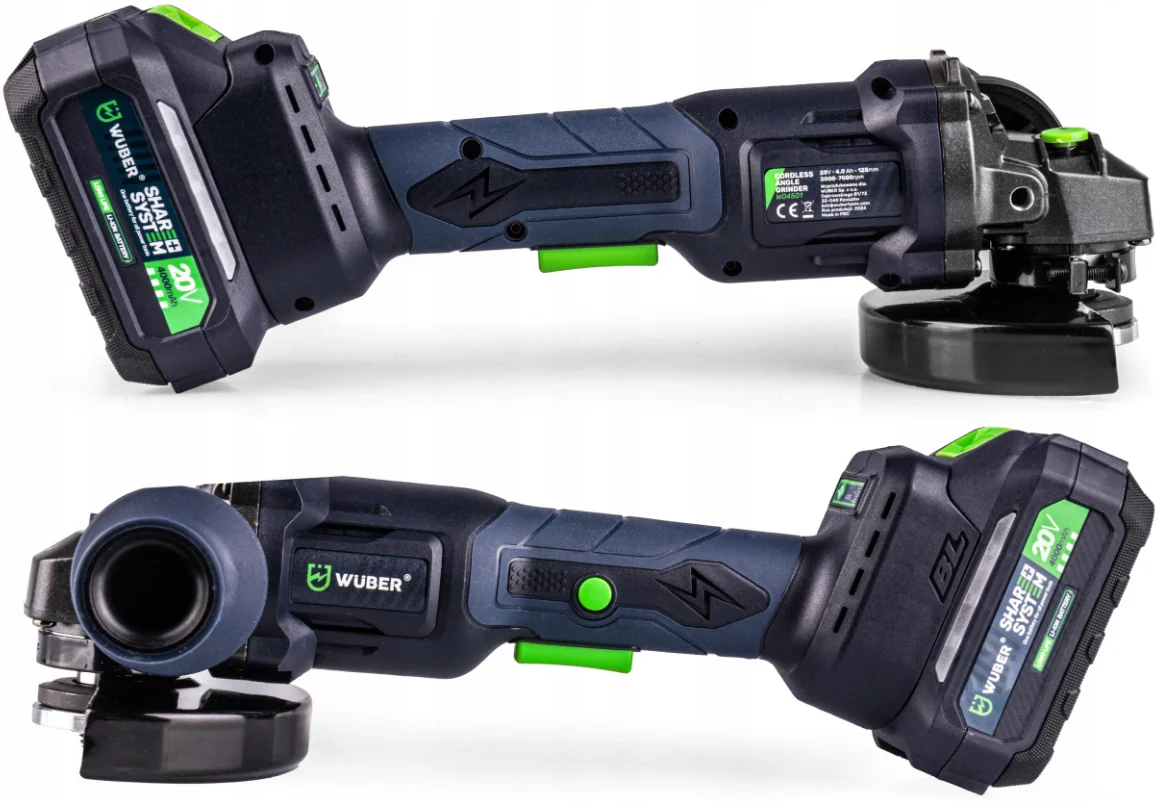 Болгарка (вуглецева шліфмашина) Wuber + 2 акумулятори + зарядний пристрій DIAX (Польща) Польща Антоімпорт