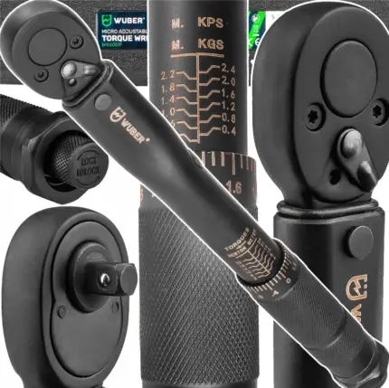 Фото Динамометричний ключ 1/4" 2-24нм Wuber (Польща) Антоімпорт