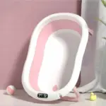 Фото Дитяча ванна складана з подушкою, термометром Hanert KinderBad Pink Антоімпорт