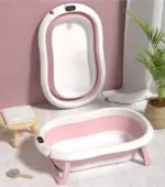 Польща Дитяча ванна складана з подушкою, термометром Hanert KinderBad Pink Антоімпорт