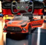 Дитячий електромобіль MERCEDES GT3 4x4 12V 7Ah помаранчевий PlayHouse (Польща) купити Антоімпорт
