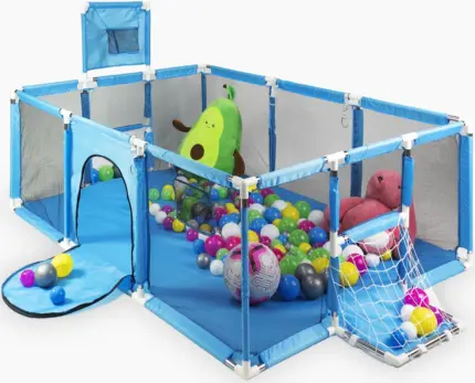 Дитячий манеж блакитний 180×120см Diego Антоімпорт