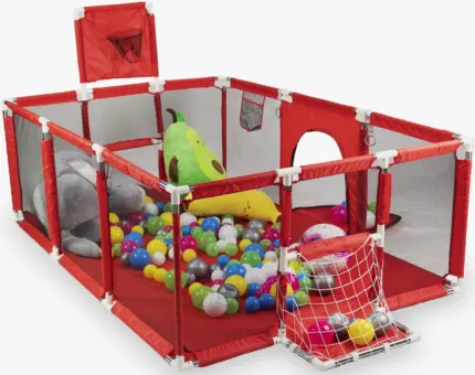 Дитячий манеж червоний 180×120см Diego Антоімпорт