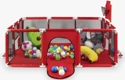 Фото Дитячий манеж червоний 180×120см Diego Антоімпорт