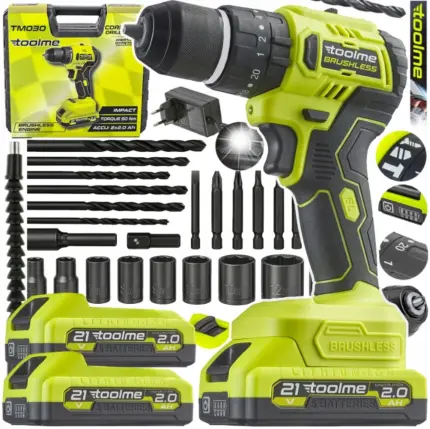 Фото Гайковерт акумуляторний ударний 50Нм Toolme (Польща) Антоімпорт