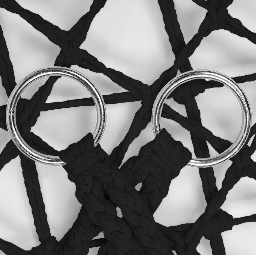 Гойдалка підвісна гніздо лелеки MalTec 60см 150кг чорна (Польща) купити Антоімпорт