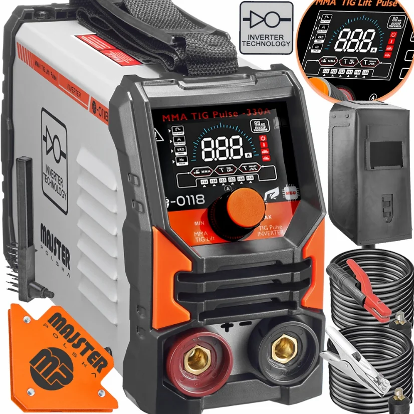 Фото Інверторний зварювальний апарат 330A MMA TIG IGBT Majster Polska (Польща) Антоімпорт