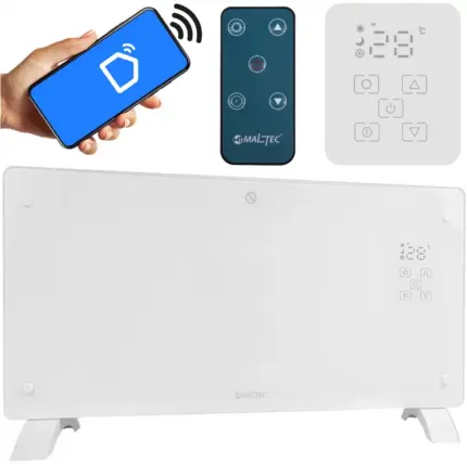 Фото Конвекторний нагрівач Maltec 2000 Вт білий (Польща) Антоімпорт