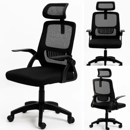 Фото Крісло Diego ErgoFlex сітка чорне Антоімпорт