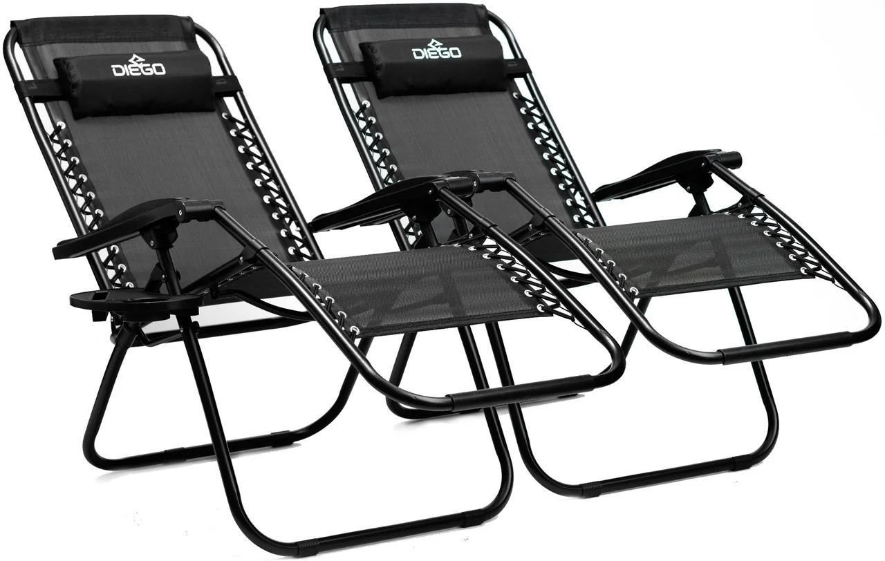 Фото Крісло шезлонг комплект 2 шт. Diego 173 см + підсклянник (Польща) Антоімпорт