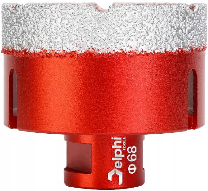 Набір алмазних коронок з адаптером Delphi 6-68мм 5шт. (Польща) гарантія Антоімпорт