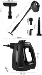 Польща Пароочисник Maltec HDS3550W-PRO чорний (Польща) Антоімпорт