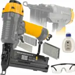 Пневмостеплер Powermat + набір скоб 750шт та цвяхів 1000шт (Польща) Антоімпорт