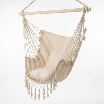 Крісло гамак Бразильське MalTec бежевий 100см 120кг (Польща) Антоімпорт