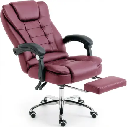 Крісло офісне Diego D2 бордове Антоімпорт