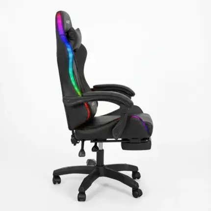 Крісло геймерське з підсвіткою Hanert G-Force Black + RGB Антоімпорт