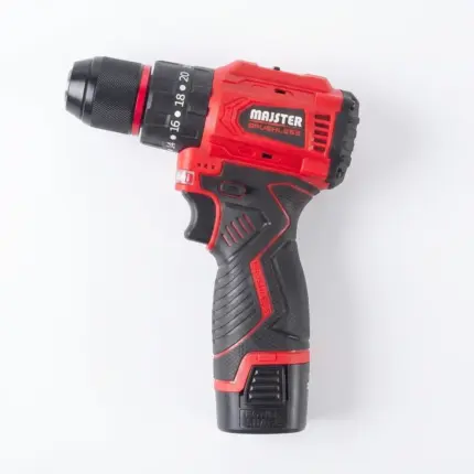 Акумуляторний шурупокрут Majster Polska 20В + 2 акумулятори 1,5А·год (Польща) Антоімпорт