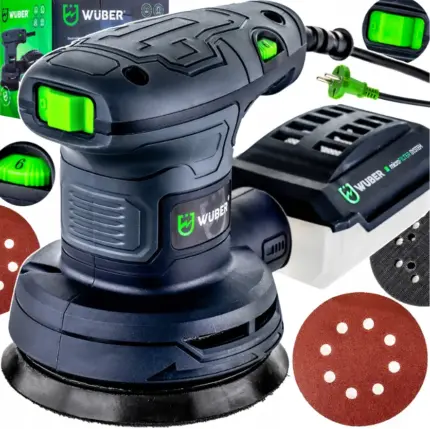 Фото Шліфмашина ексцентрикова Wuber 350Вт 220-240В 125мм (Польща) Антоімпорт