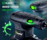 Шліфмашина ексцентрикова Wuber 350Вт 220-240В 125мм (Польща) Польща Антоімпорт