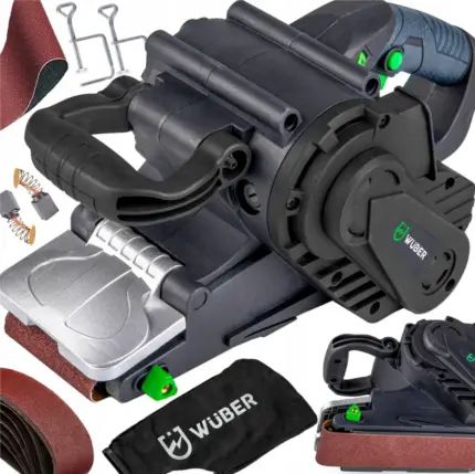 Шліфмашина стрічкова з регулюванням Wuber 1900Вт (Польща) Антоімпорт