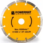 Штроборіз з лазером 3000Вт 150мм Powermat (Польща) оригінал Антоімпорт