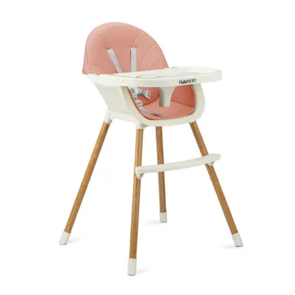 Стільчик для годування 2 в 1 Hanert Liebe Pink Антоімпорт